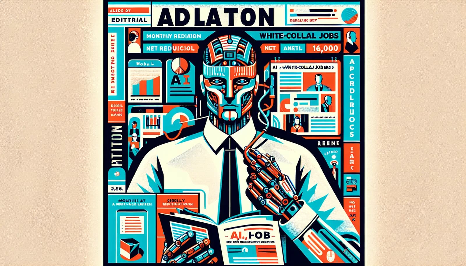 AI によるホワイトカラー雇用への影響が深刻化、月間1.6万人の雇用純減少が継続