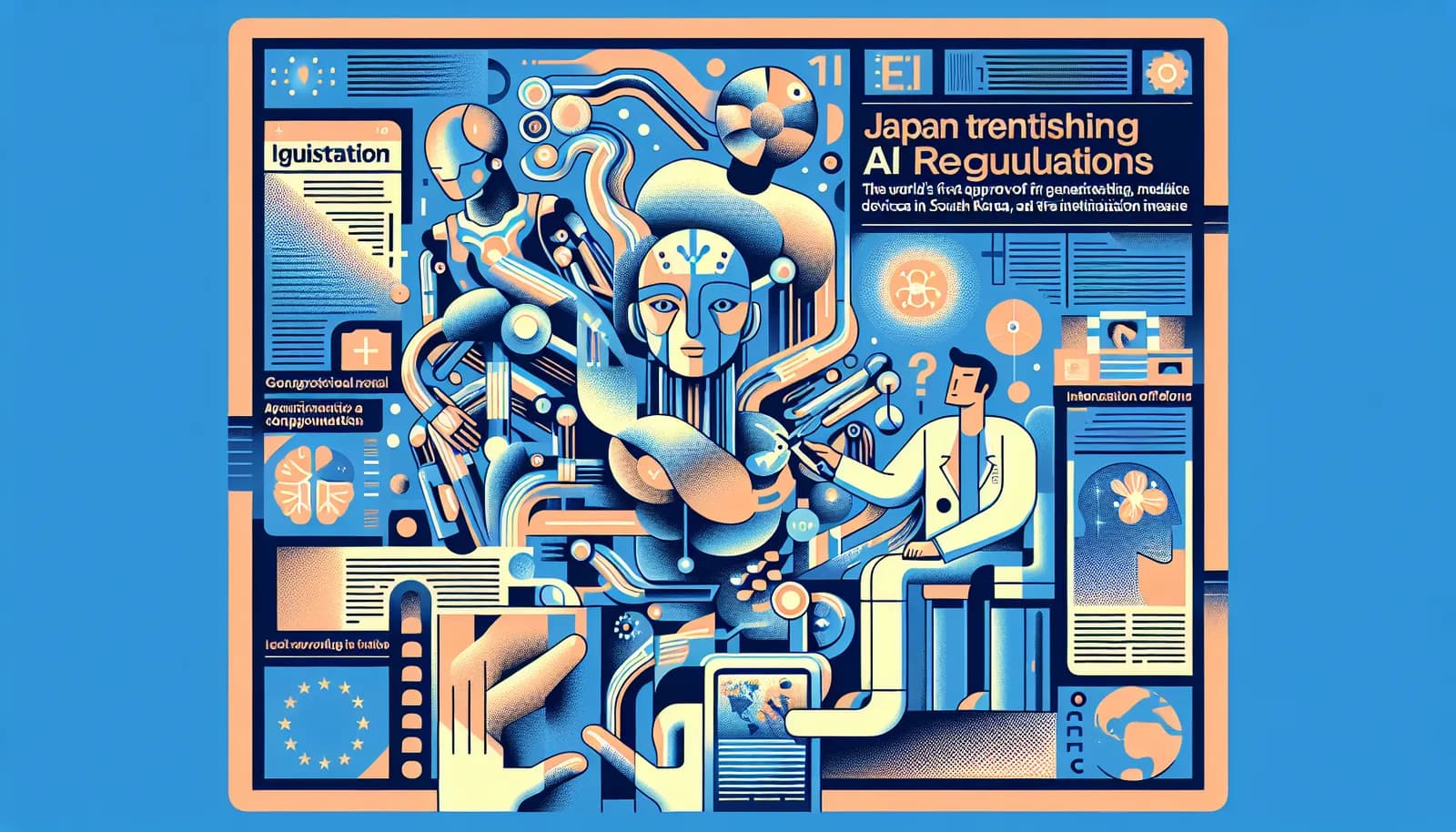 日本、AI規制ガイドライン強化へ - 韓国が世界初の生成AI医療機器承認、EU規制も本格化