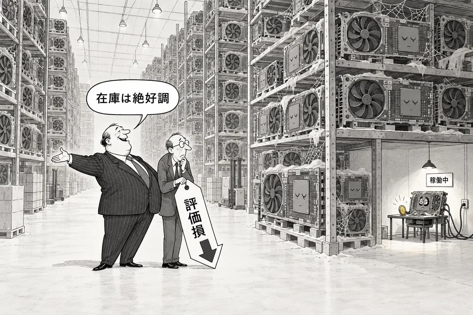 風刺画: 5,615億ドル売れて、500億ドルしか動いていない — チップはどこにあるのか