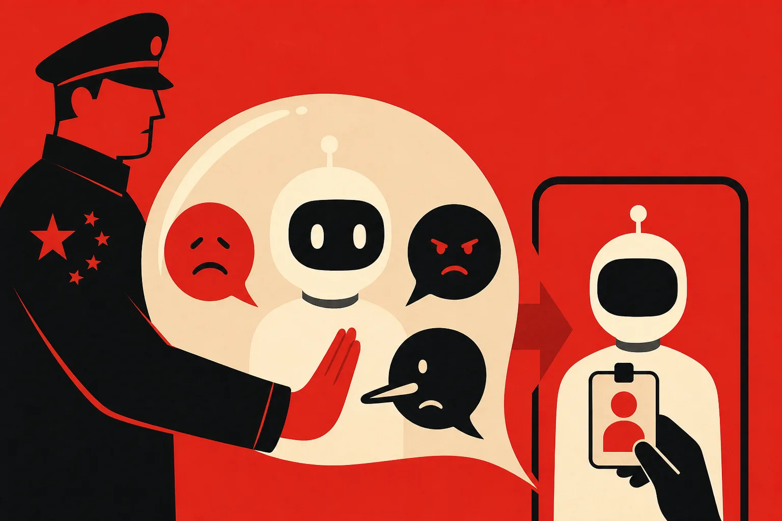 中国当局、生成AI規制を「感情の安全」から「虚偽の語り」へ拡大 擬人化AI弁法施行3週間で小紅書が身分表示義務化