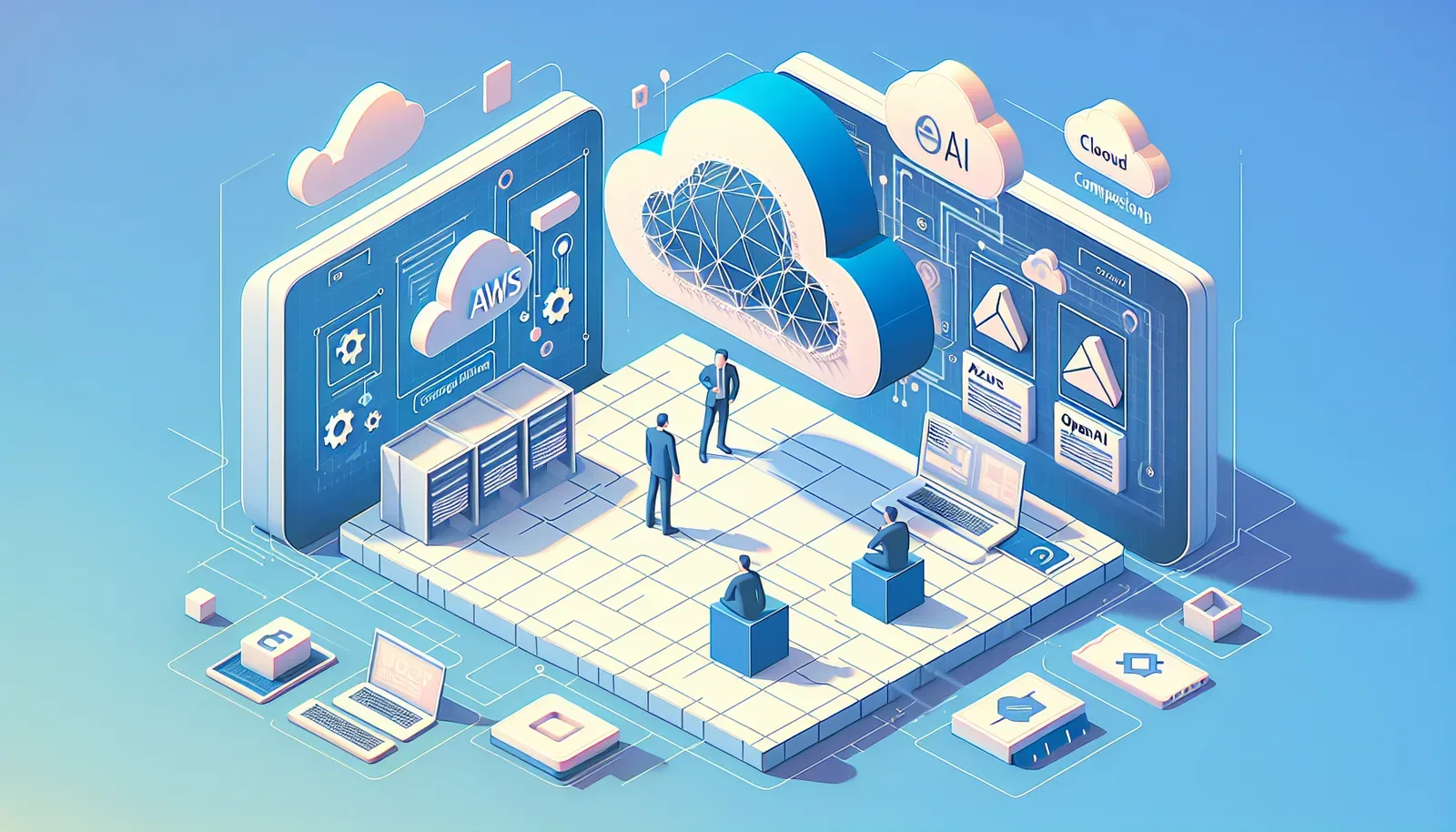 クラウドAI競争が新段階へ:AWS、Azure、OpenAIが独自モデル開発で覇権争い