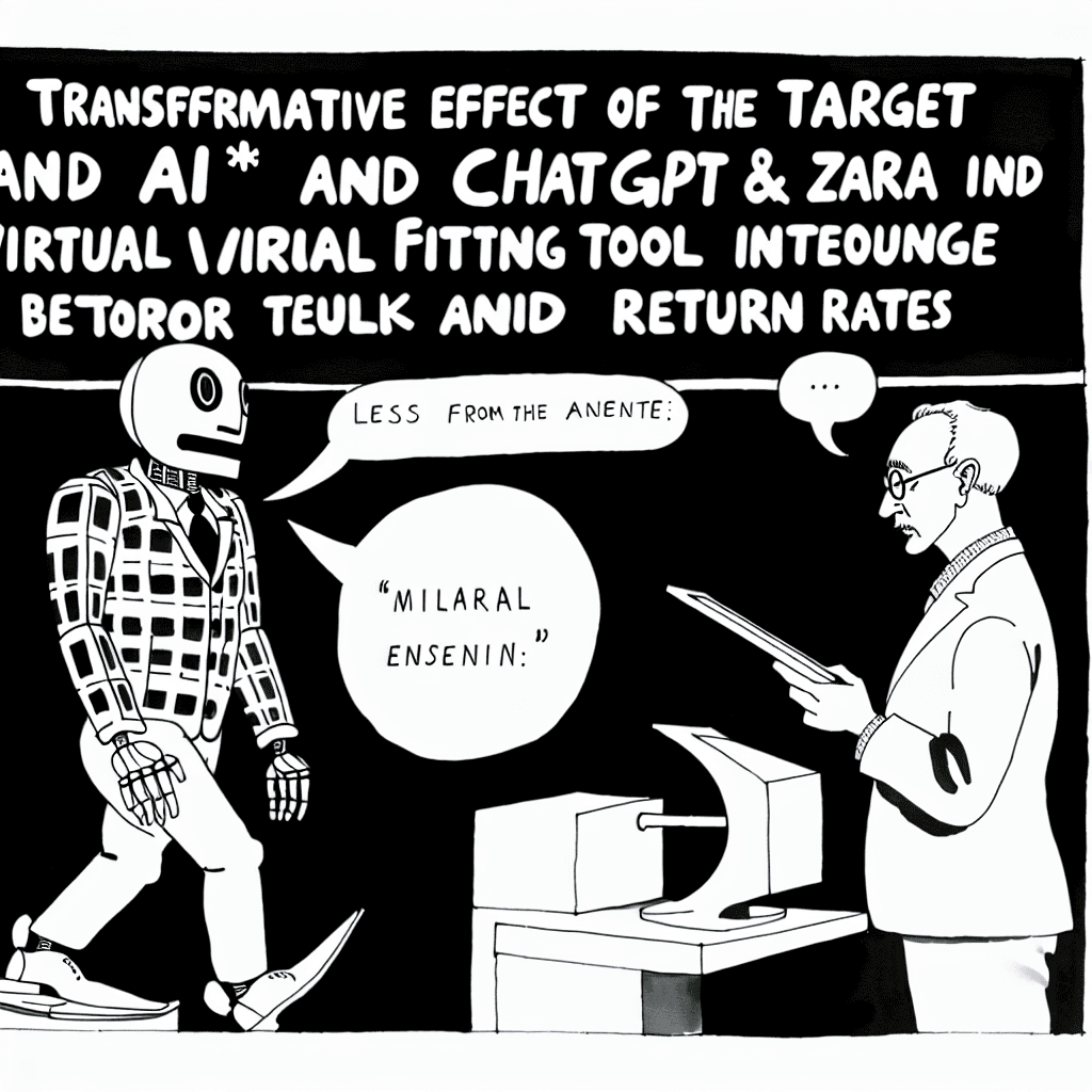 風刺画: AIとChatGPTが変える最新ショッピング体験