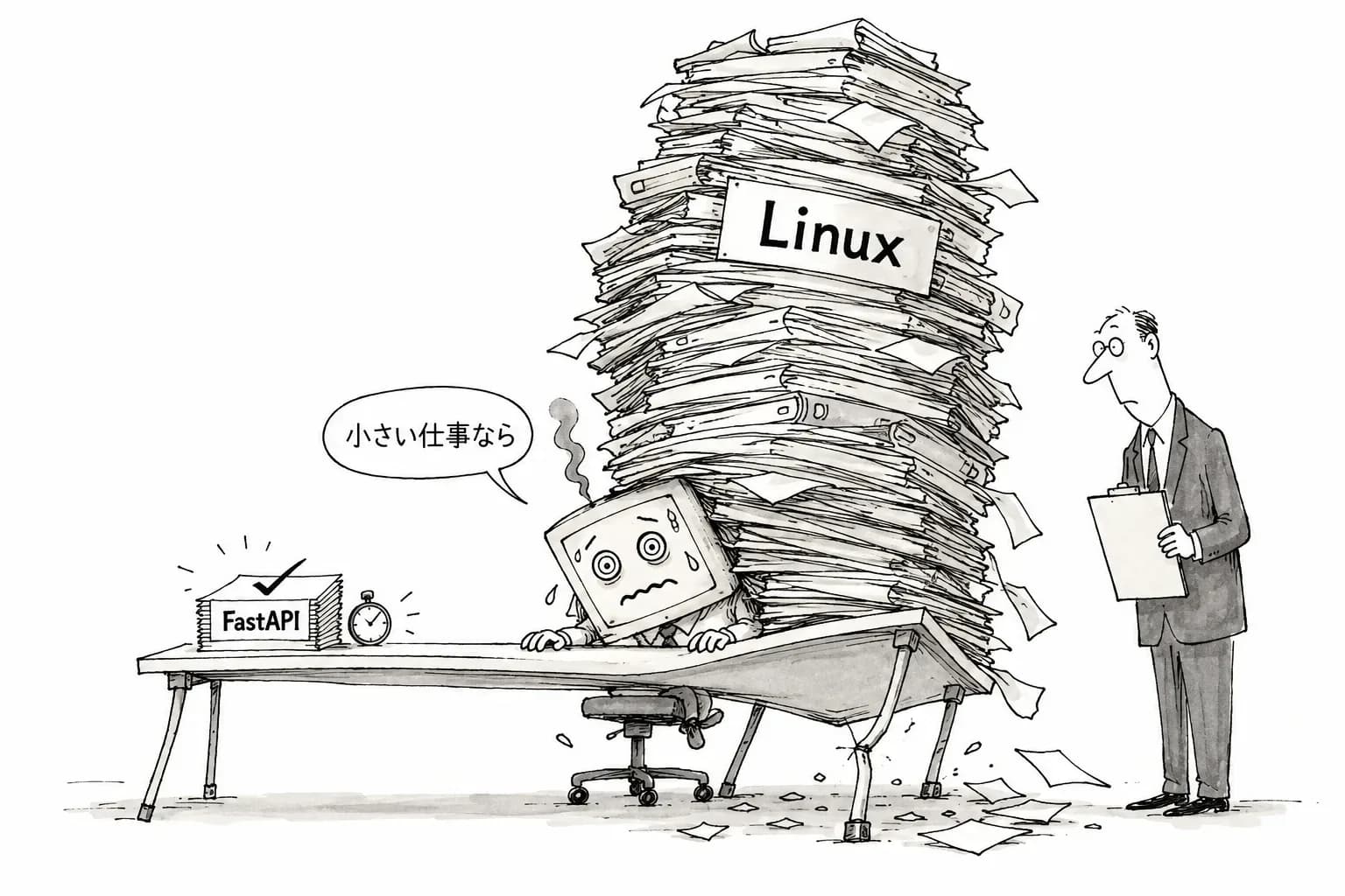 風刺画: CodeGraph v1.6.1を検証:FastAPI規模なら索引約2.5秒、変更も1秒以内に反映。ただしLinuxカーネルはメモリ不足で2回落ち、「ツール呼び出し88%減」は確かめられず
