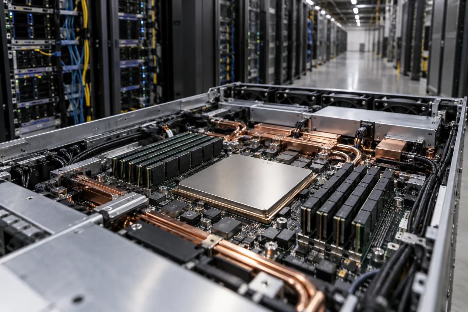 Microsoft の推論チップ Maia 300、HBM4 288GB・帯域18TB/s と報じられる。2027年から Copilot の主な計算基盤に
