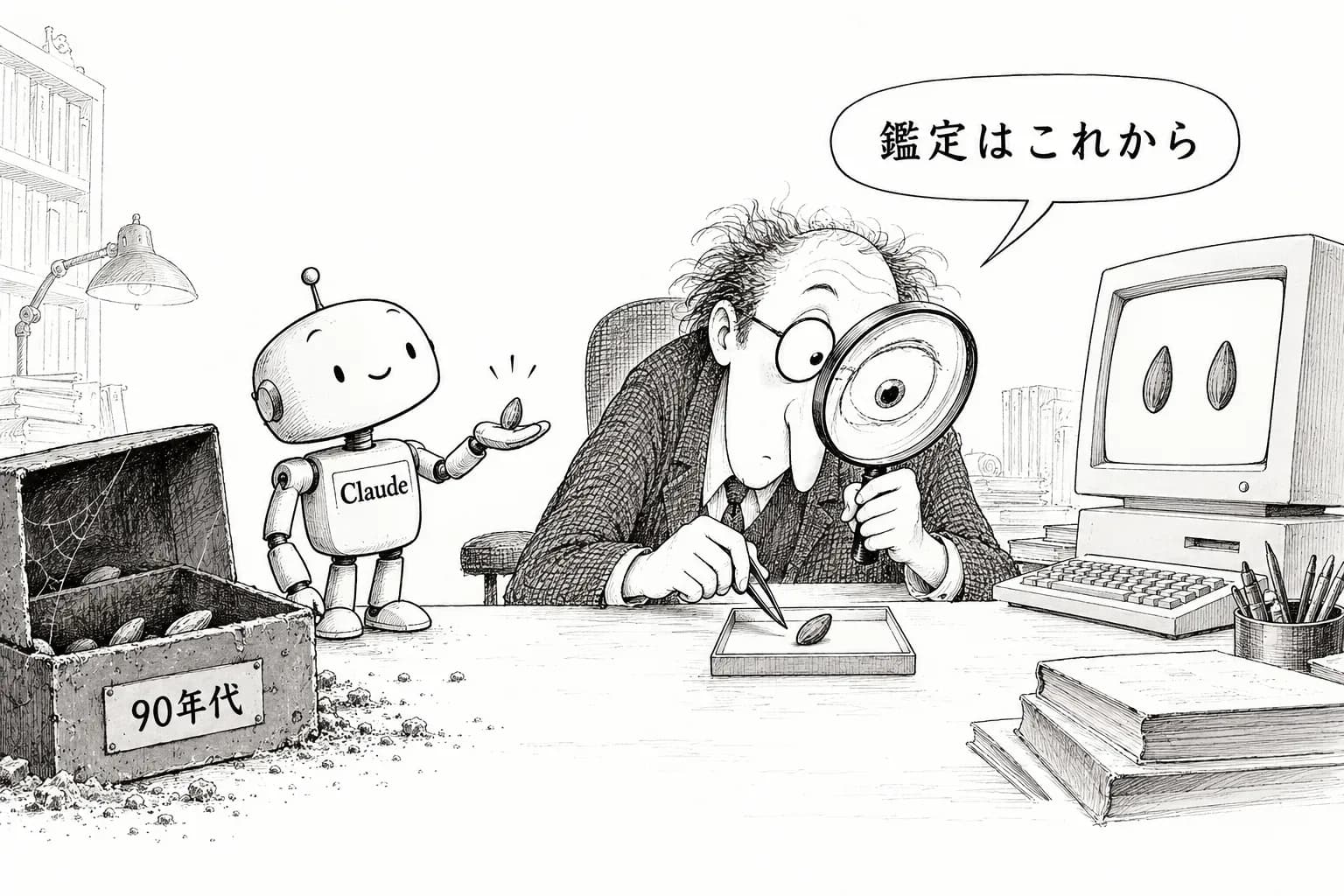 風刺画: NIST暗号曲線の「種」の謎、Claudeが30分足らずで出どころを当てた。でも「本物だ」と確かめたのは人間だった