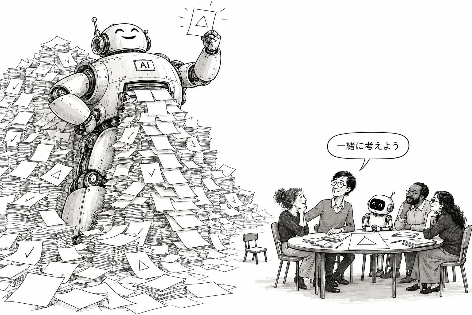 風刺画: Terence Tao が『Math 2.0』——『最近の出来事』で講演の中身を大きく変え、AI に未解決問題を自動で解かせることを強調しすぎる流れを批判
