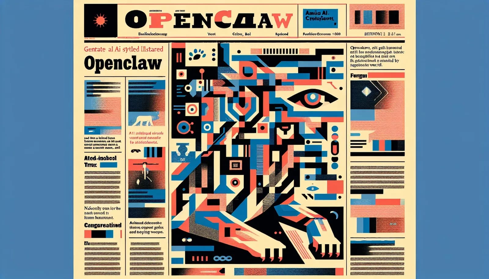 深夜の東京を背景に、複数のモニターでコードを書く眼鏡をかけたオレンジ色のロブスター。OpenClawの「デジタル従業員」コンセプトを表現したエディトリアル・イラスト