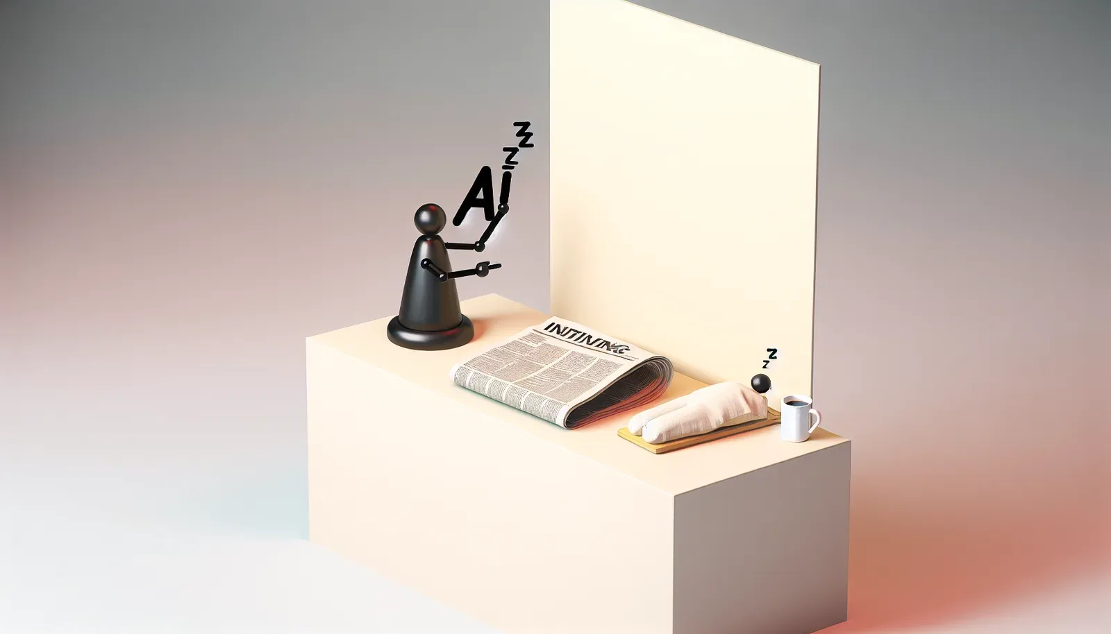 夜中に眠る開発者の背後で、複数のモニターがコードレビューとPR発行を自動進行させているコンセプチュアルなイラスト